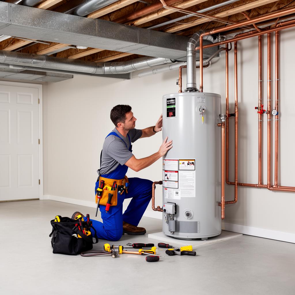 Hot Water Tank Replacement service by Golding Plumbing in Whitby Ontario